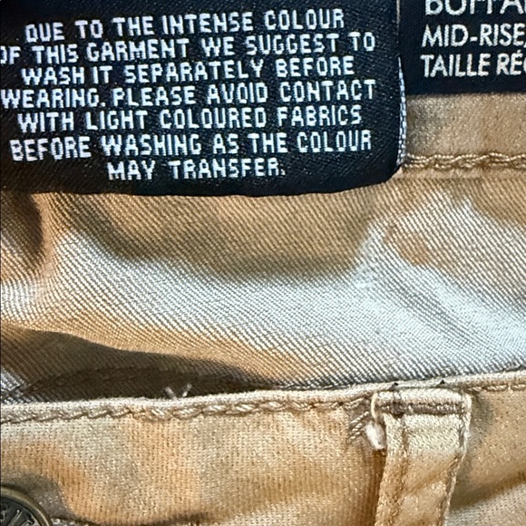 Buffalo David Bitton Mid-Rise Skinny jeans in Beige. Size 4 - Picture 3 of 10